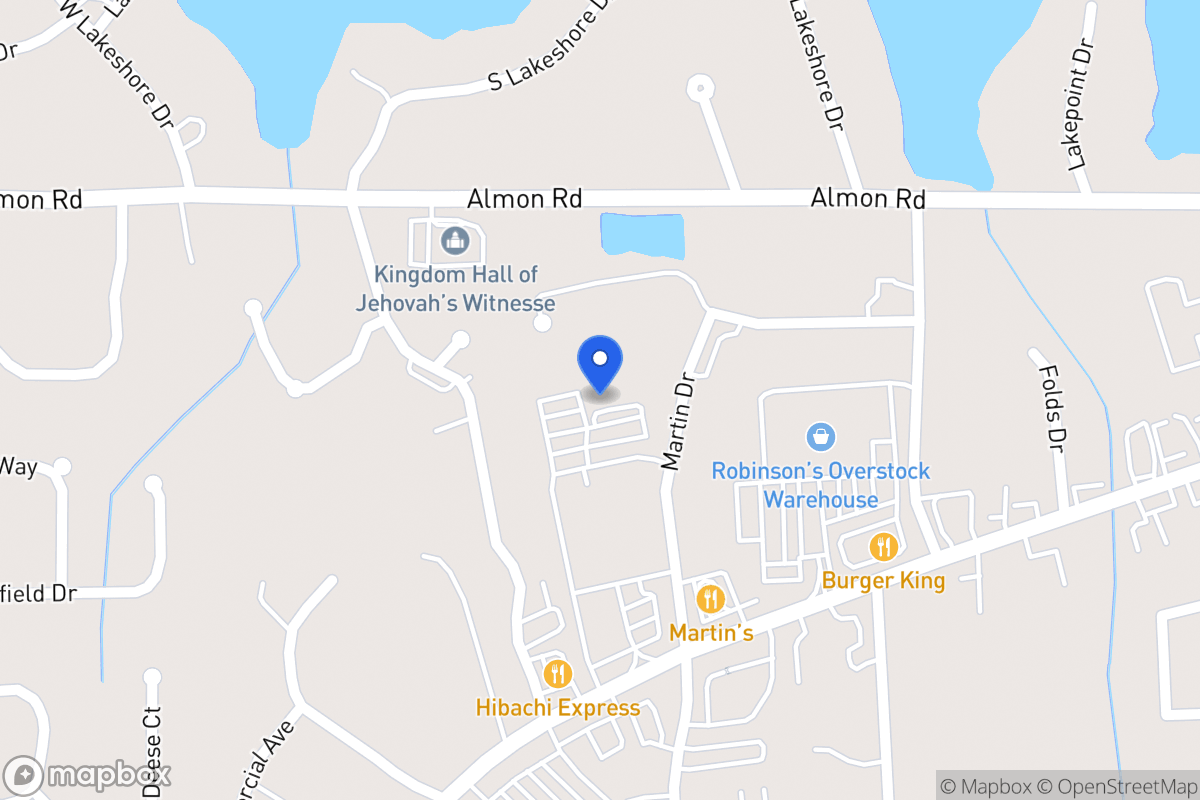 Map of 180 Martin Dr