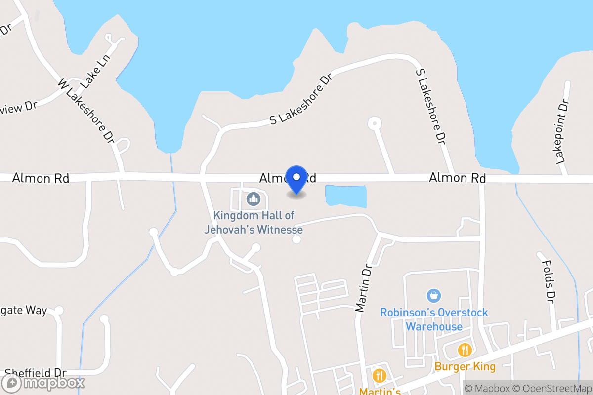 Map of 425 Almon Rd