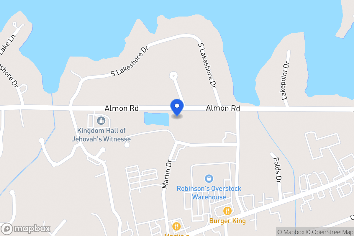 Map of 447 Almon Rd