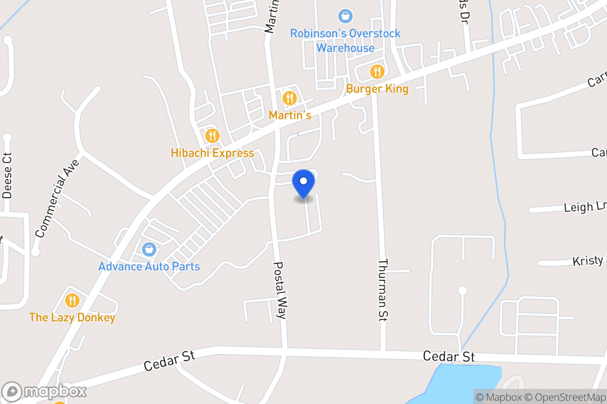 Map of 110 Thomas Newell Way