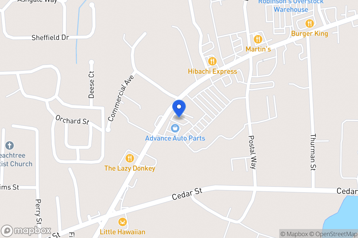 Map of 419 Bankhead Hwy