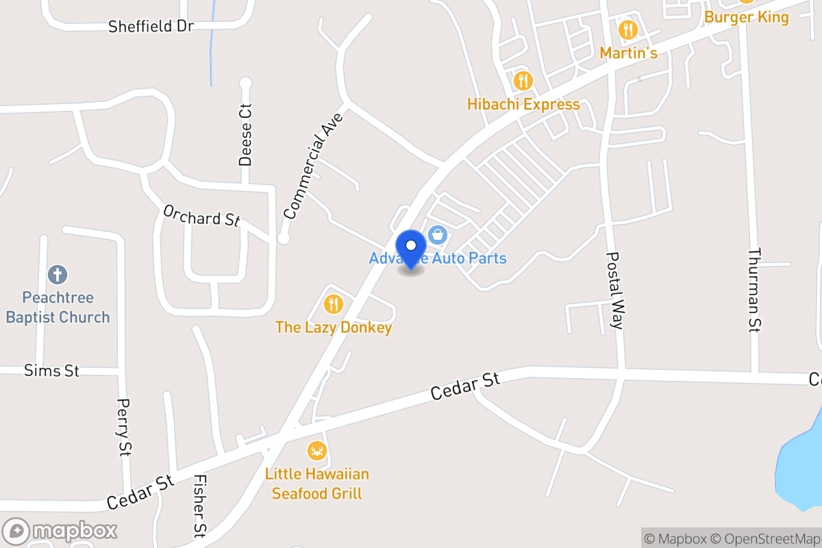 Map of 415 Bankhead Hwy