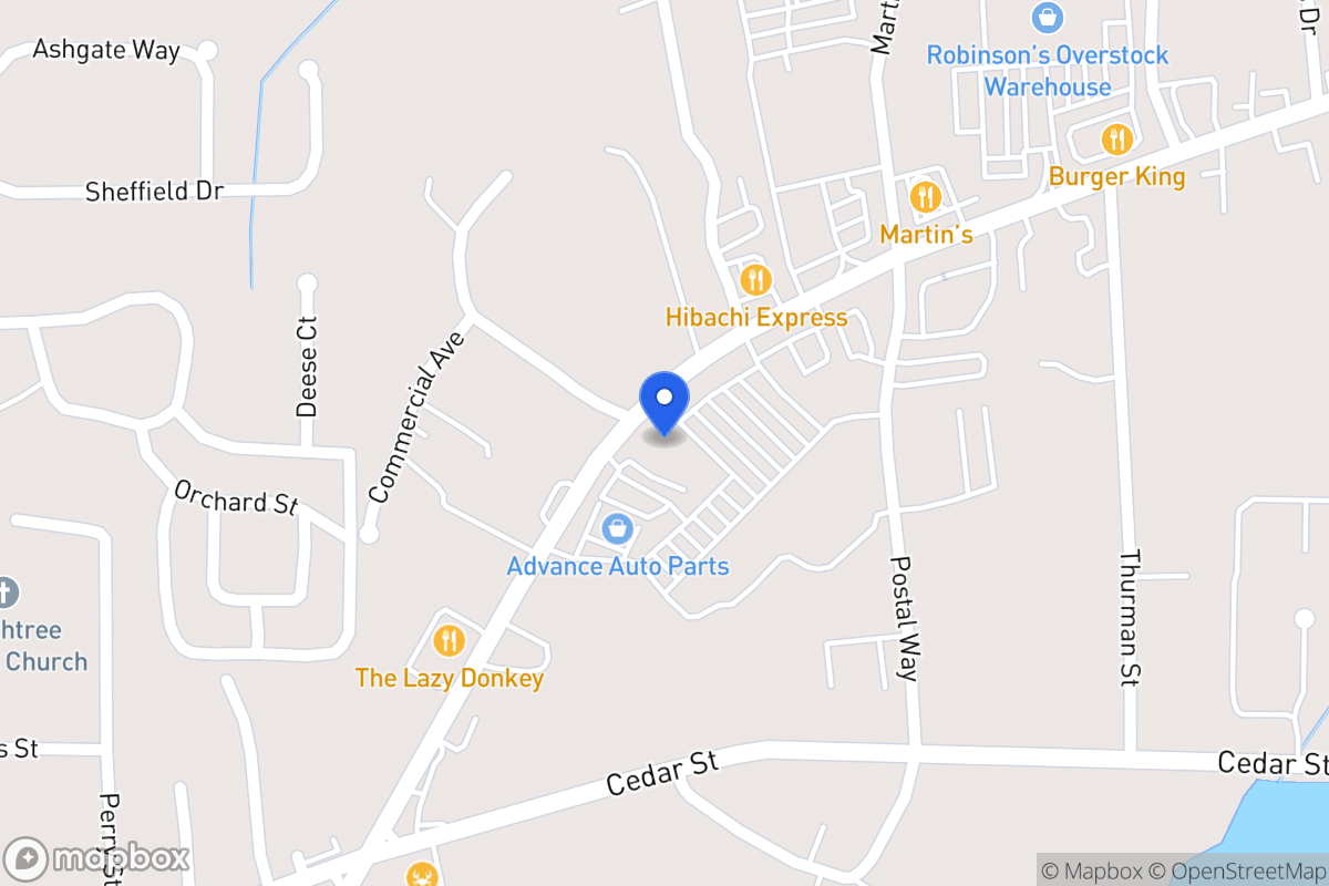 Map of 495 Bankhead Hwy
