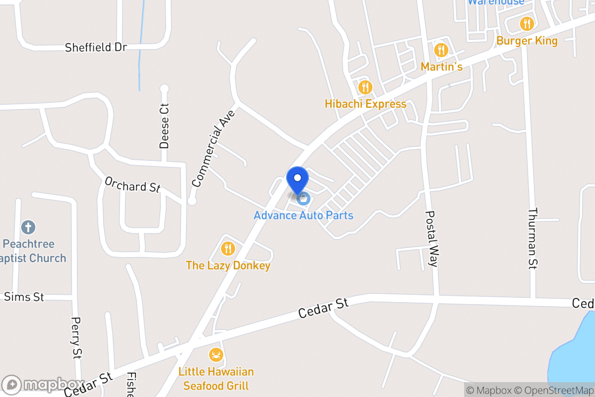 Map of 417 Bankhead Hwy