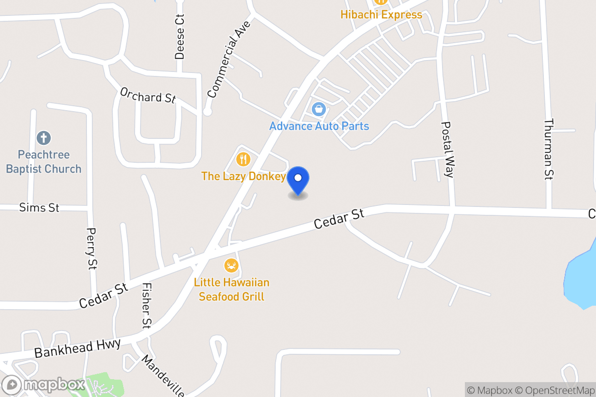 Map of 800 Cedar St