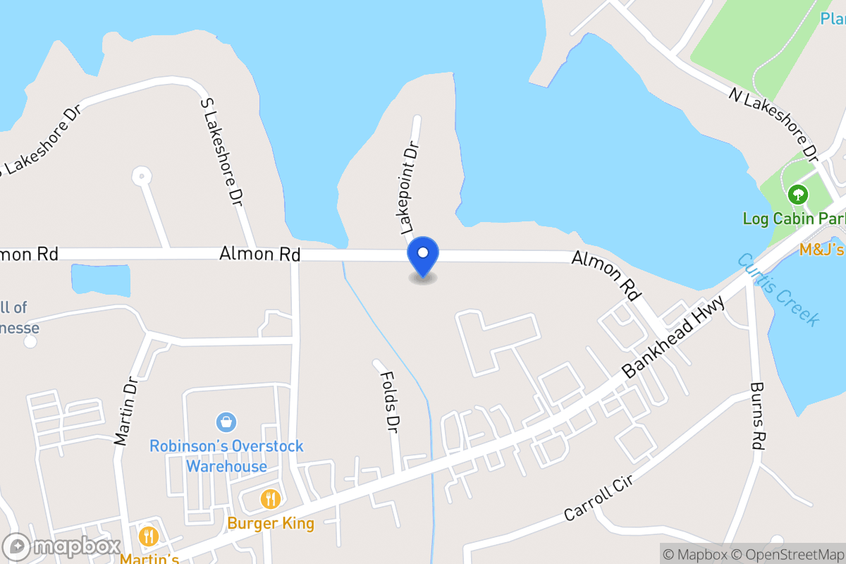 Map of 633 Almon Rd