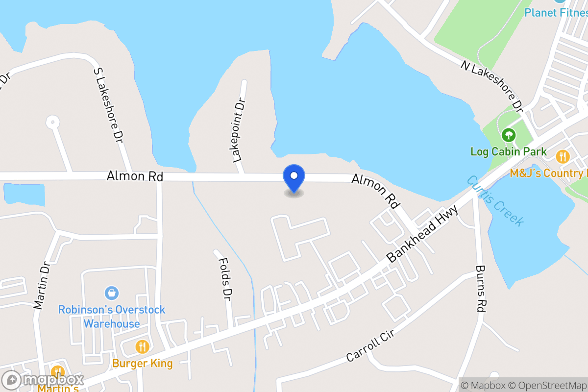 Map of 635 Almon Rd