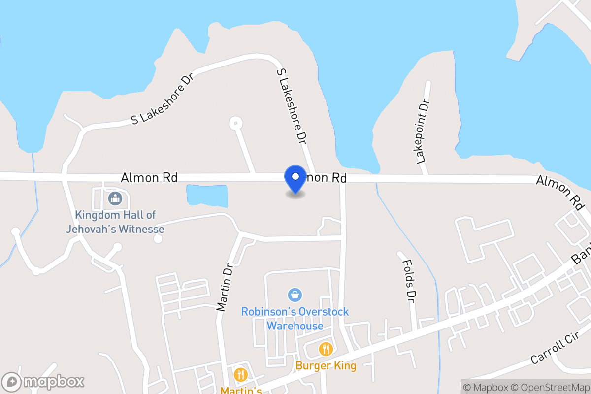 Map of 453 Almon Rd