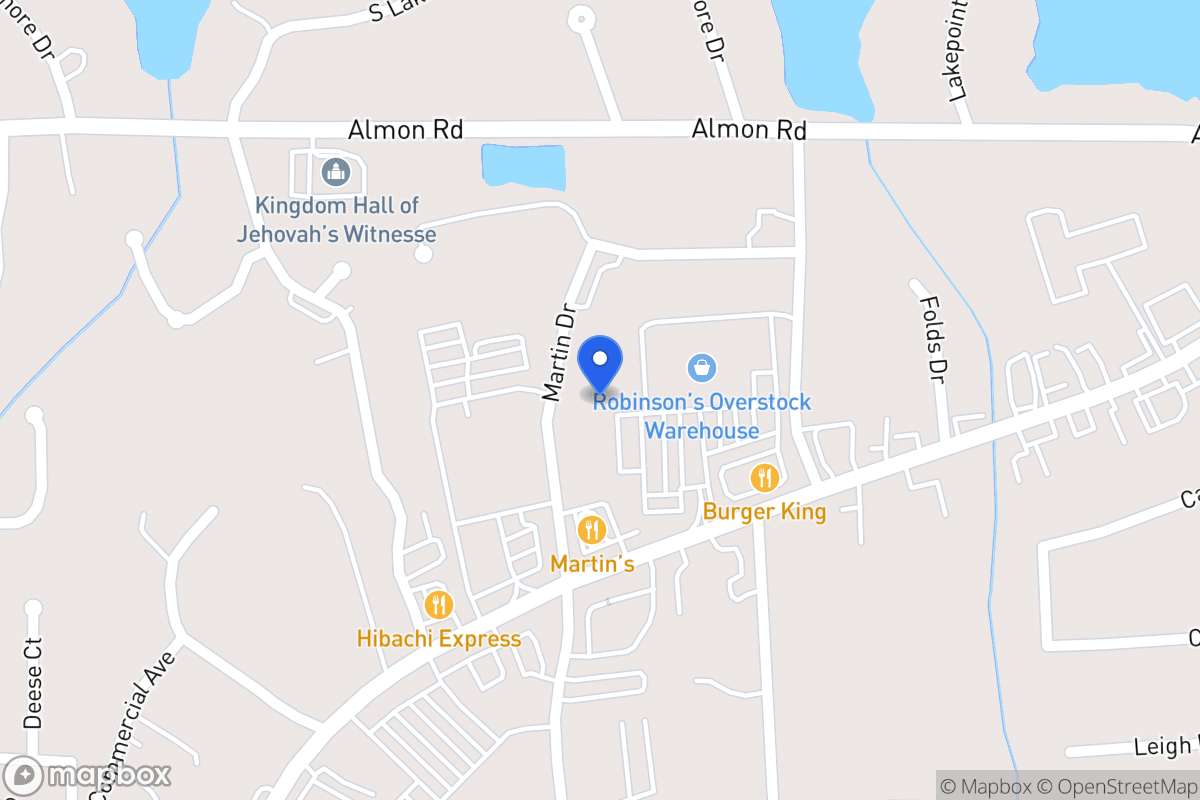 Map of Martin Dr