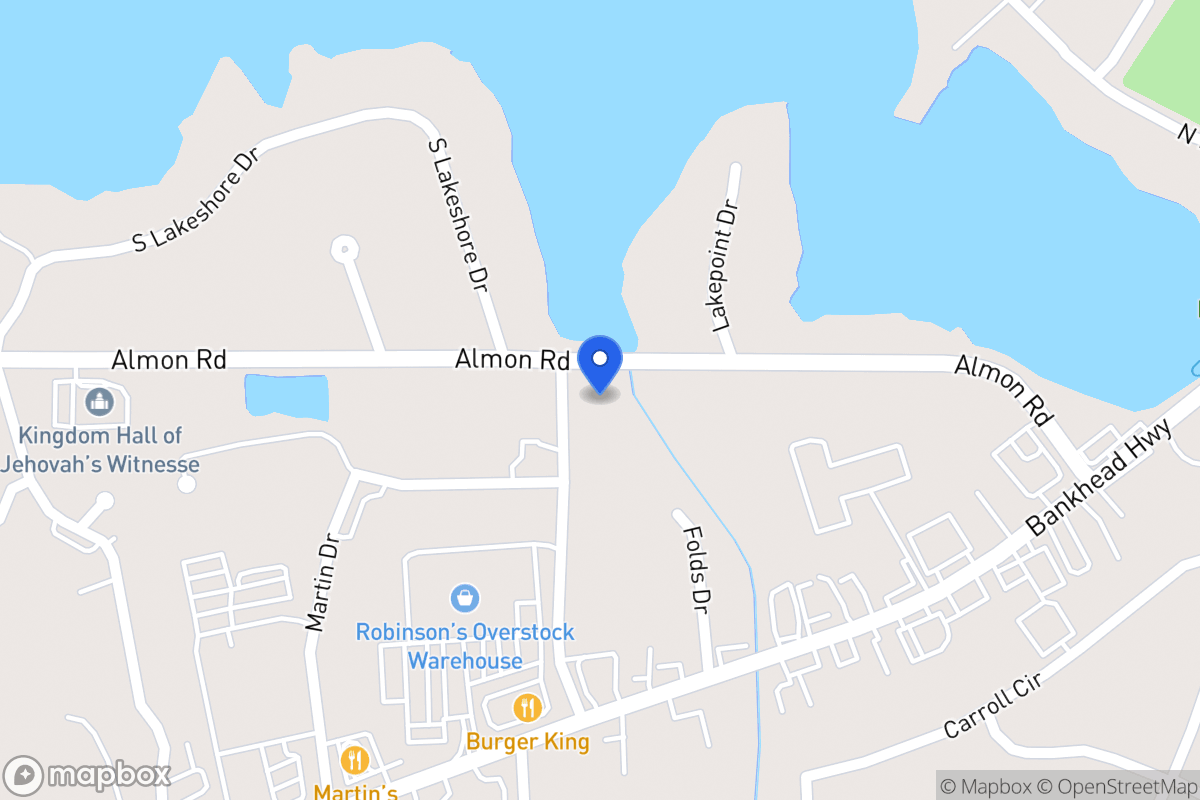 Map of 605 Almon Rd