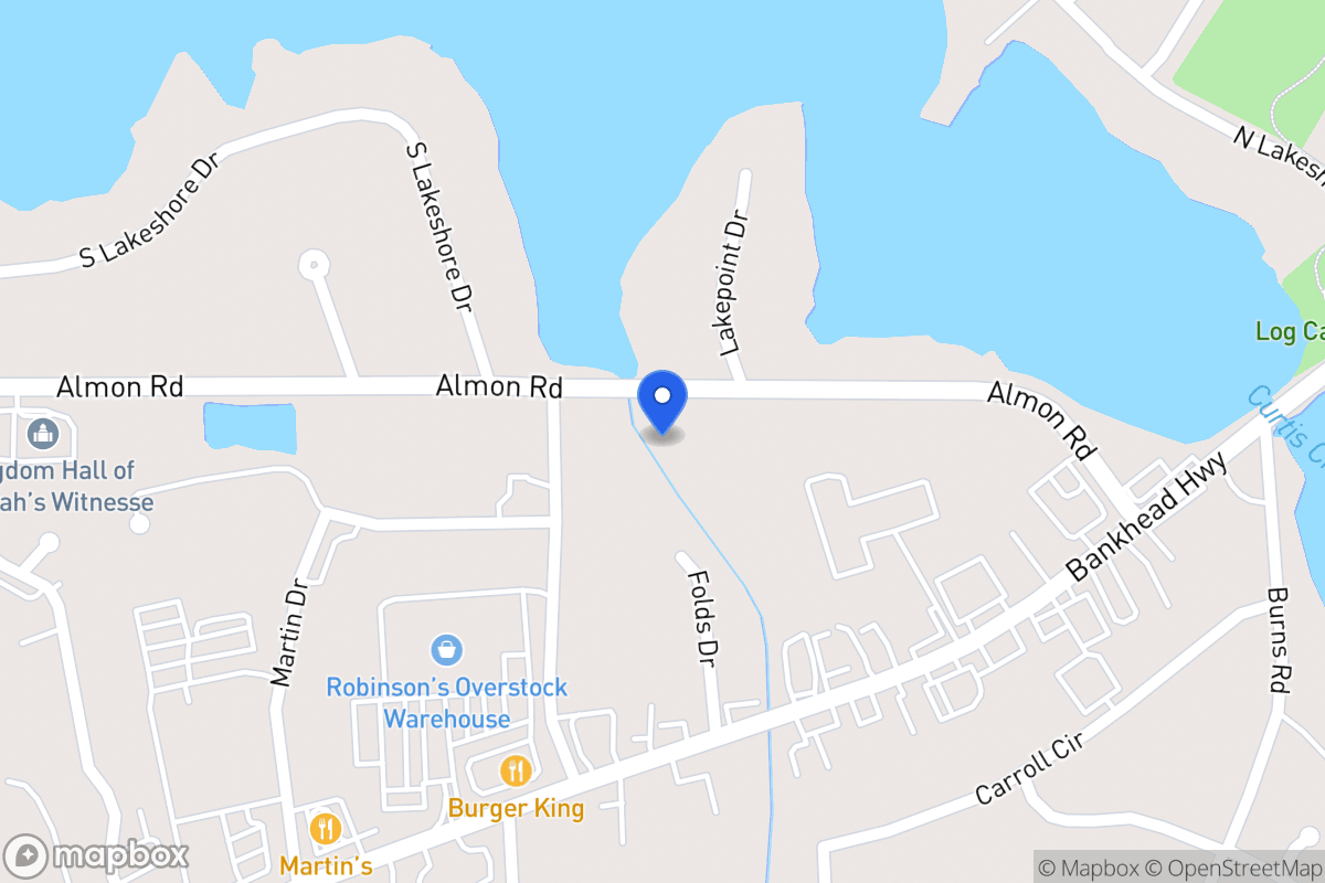 Map of 743 Almon Rd