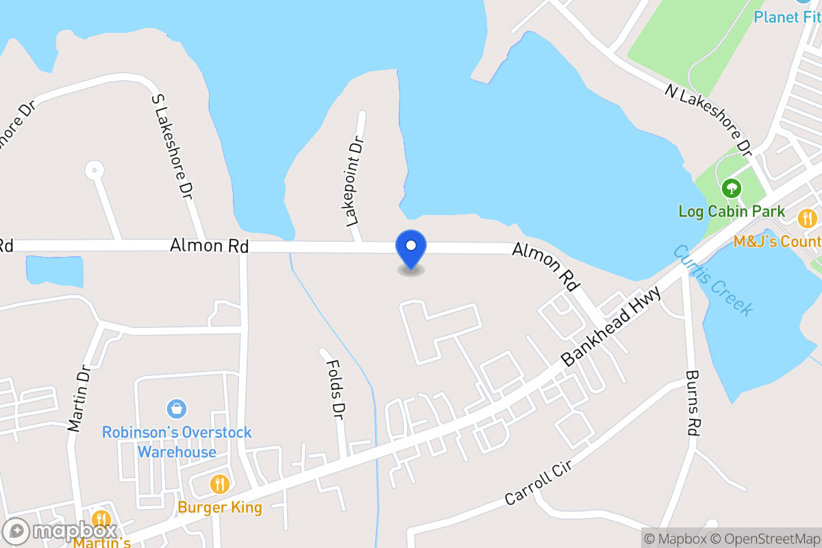 Map of 729 Almon Rd