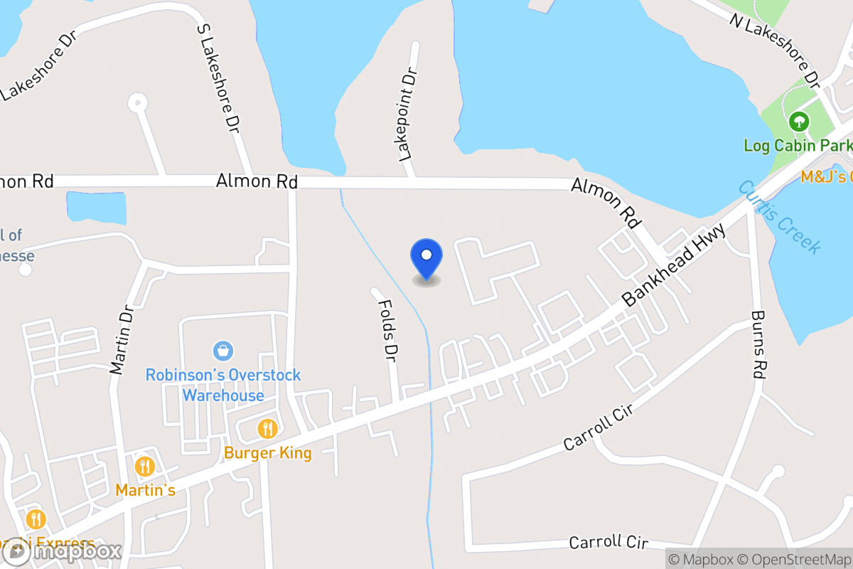 Map of Almon Rd