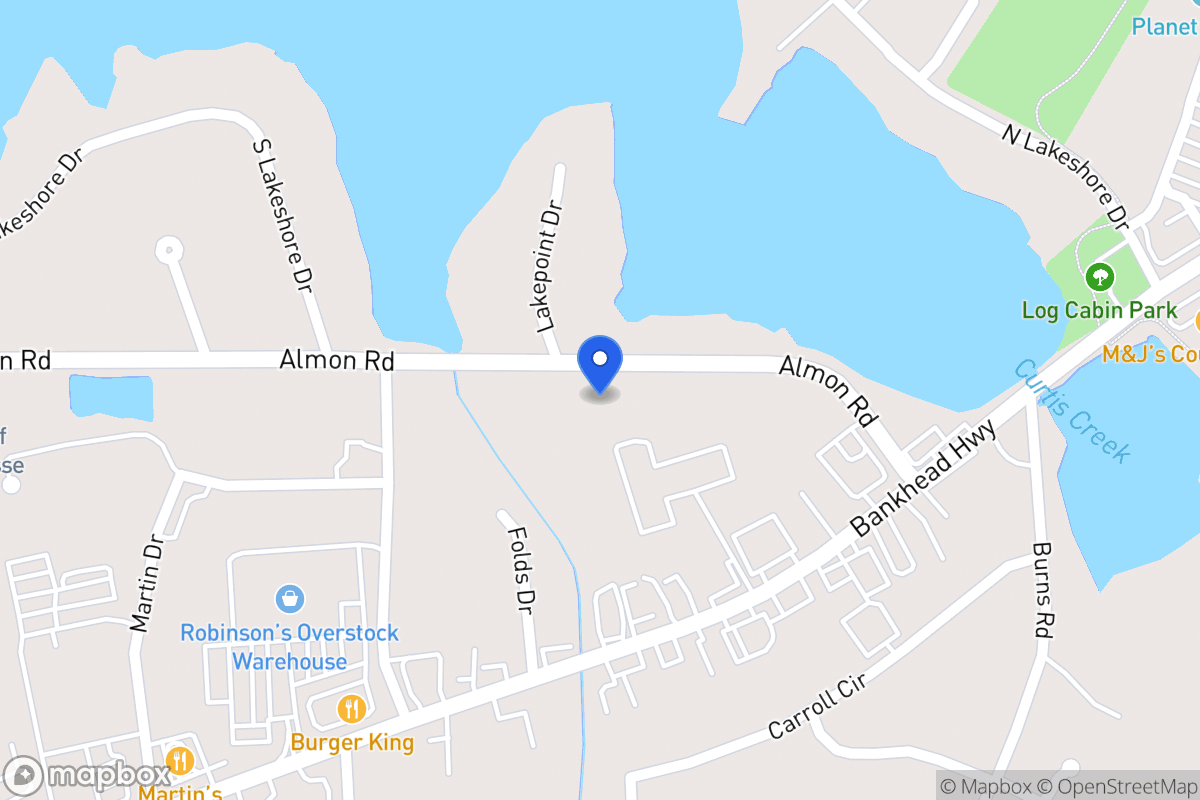 Map of 705 Almon Rd