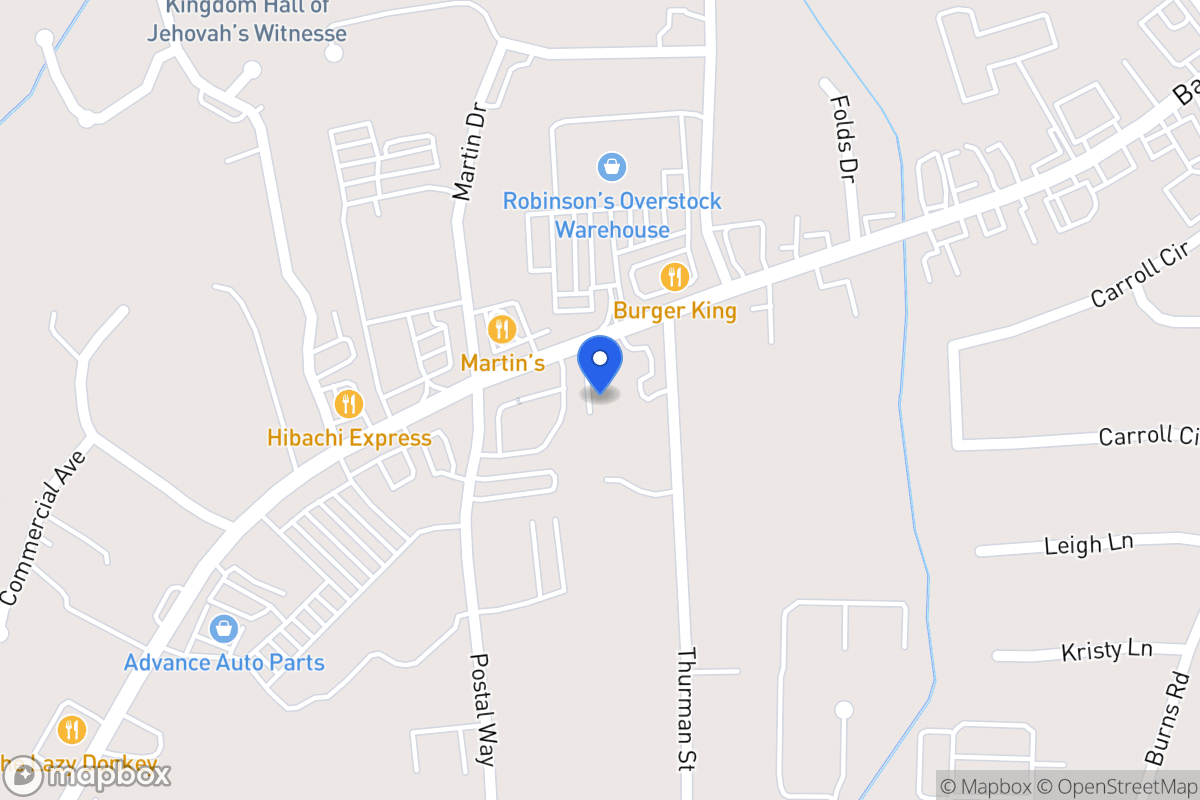 Map of 623 Bankhead Hwy