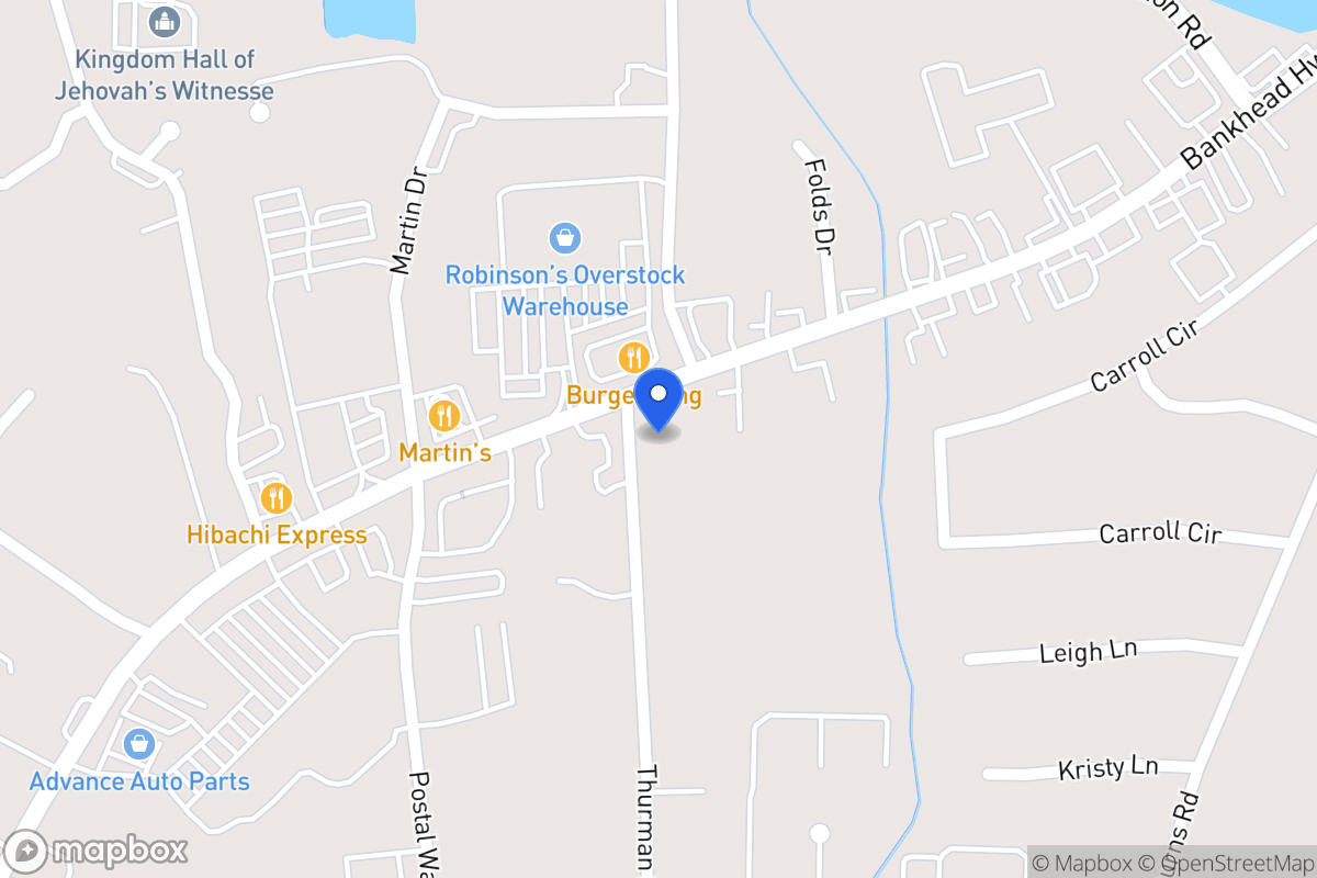 Map of 705 Bankhead Hwy