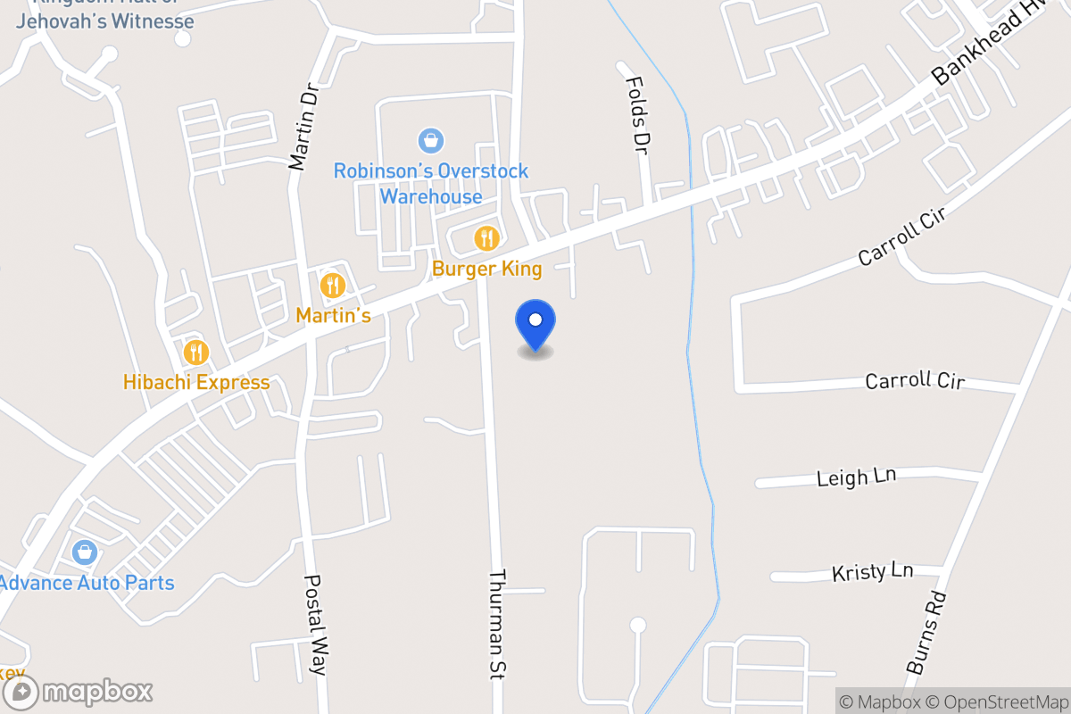 Map of 102 Thurman St