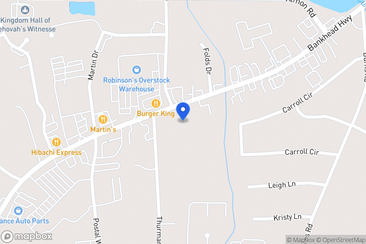 Map of 719 Bankhead Hwy