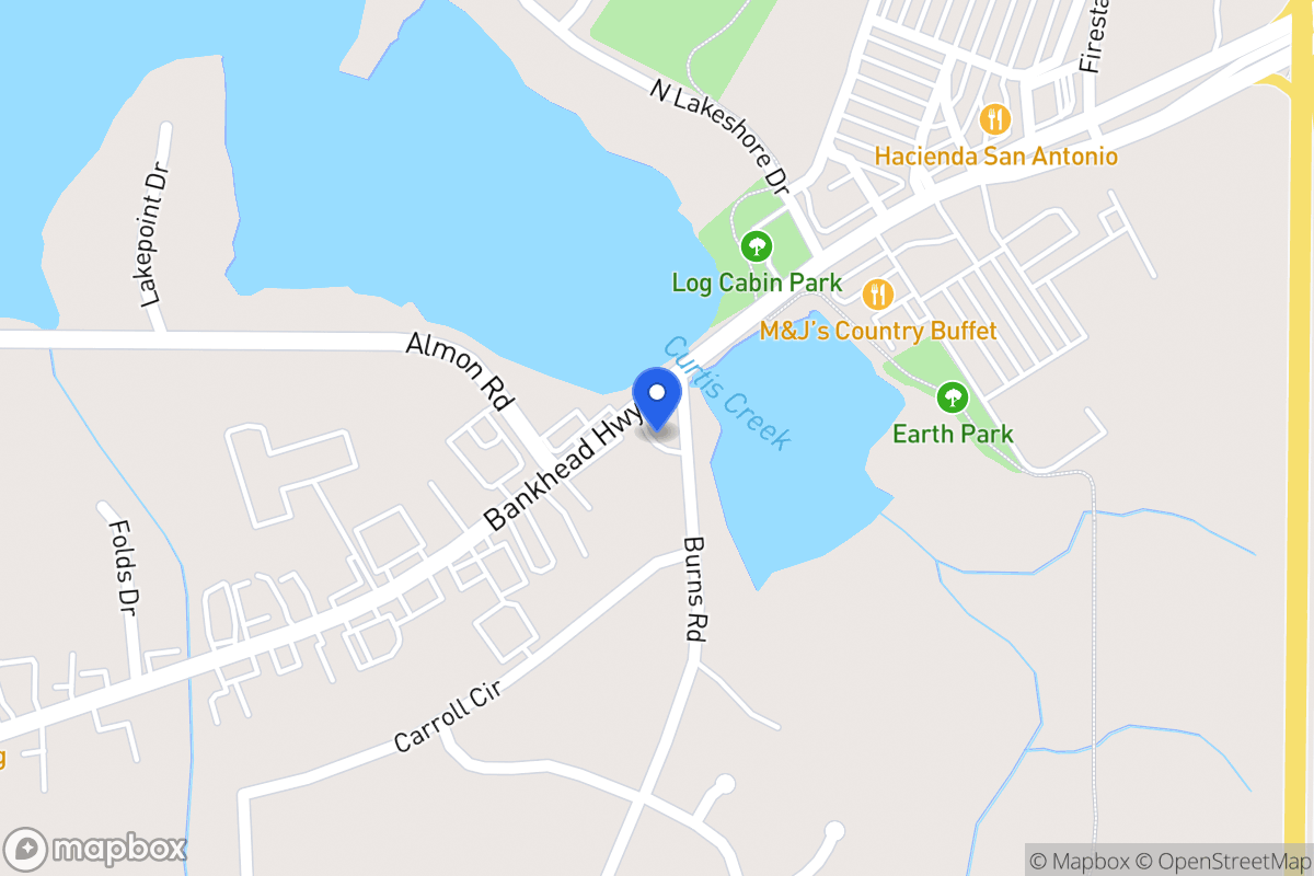 Map of 909 Bankhead Hwy