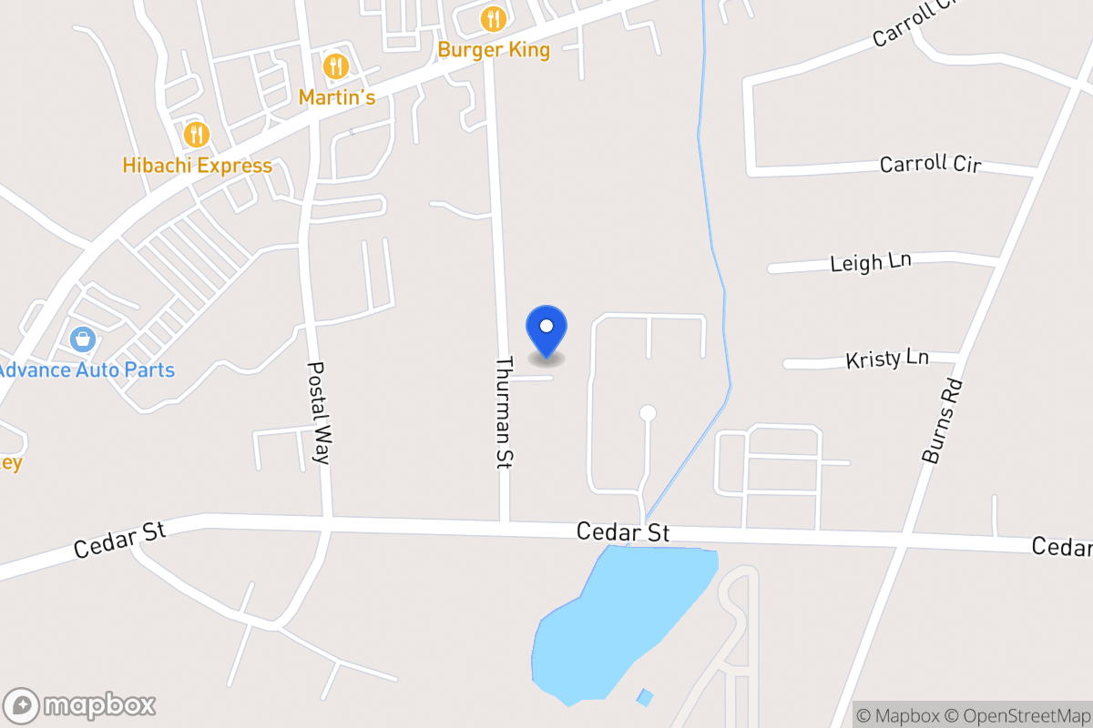 Map of 116 Thurman St