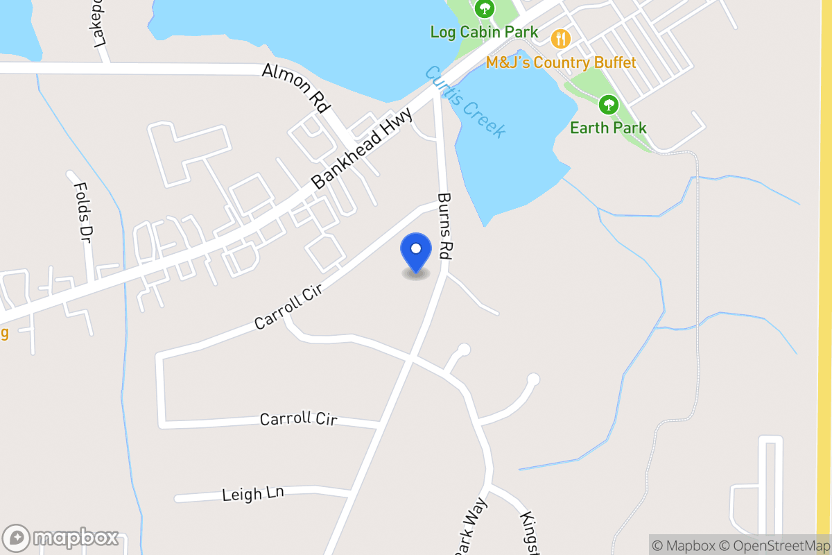 Map of 205 Burns Rd