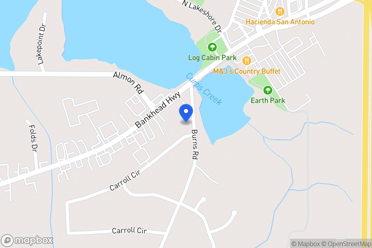 Map of 105 Burns Rd
