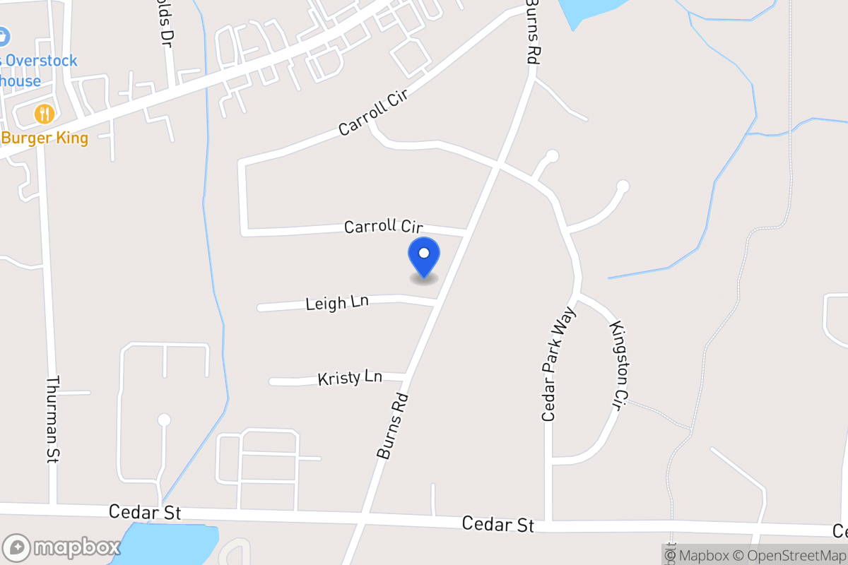 Map of 405 Burns Rd