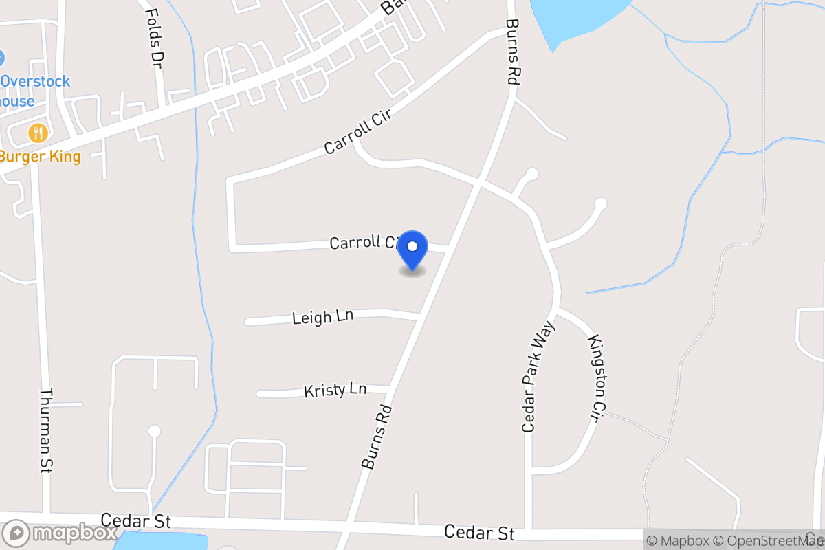 Map of 403 Burns Rd