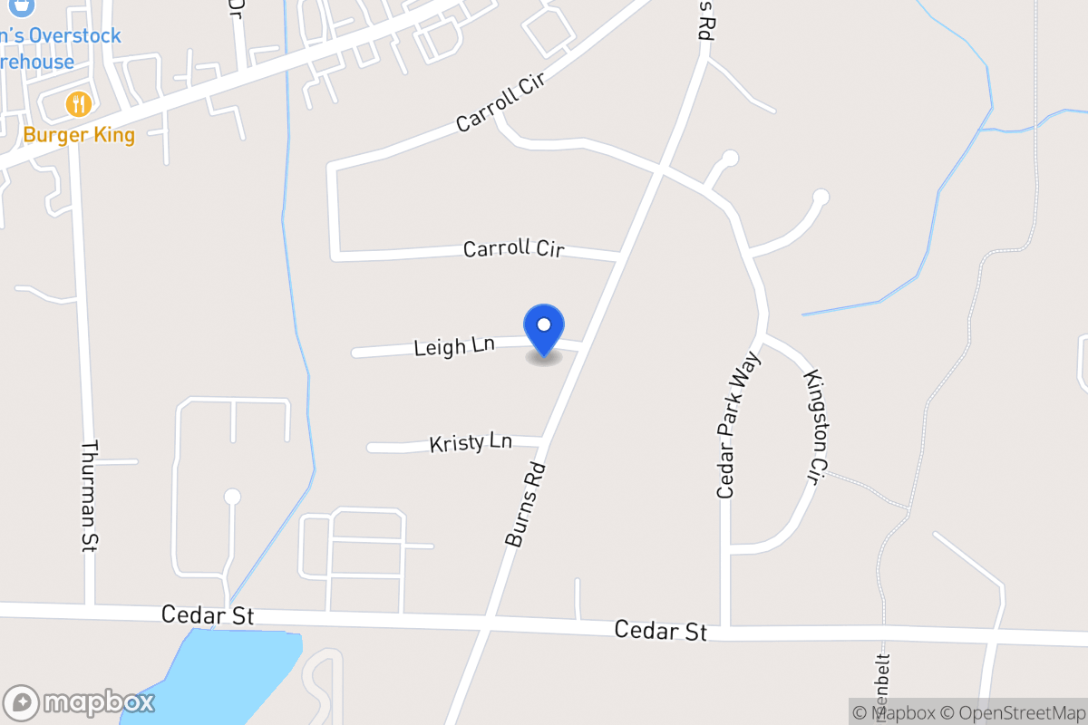 Map of 501 Burns Rd