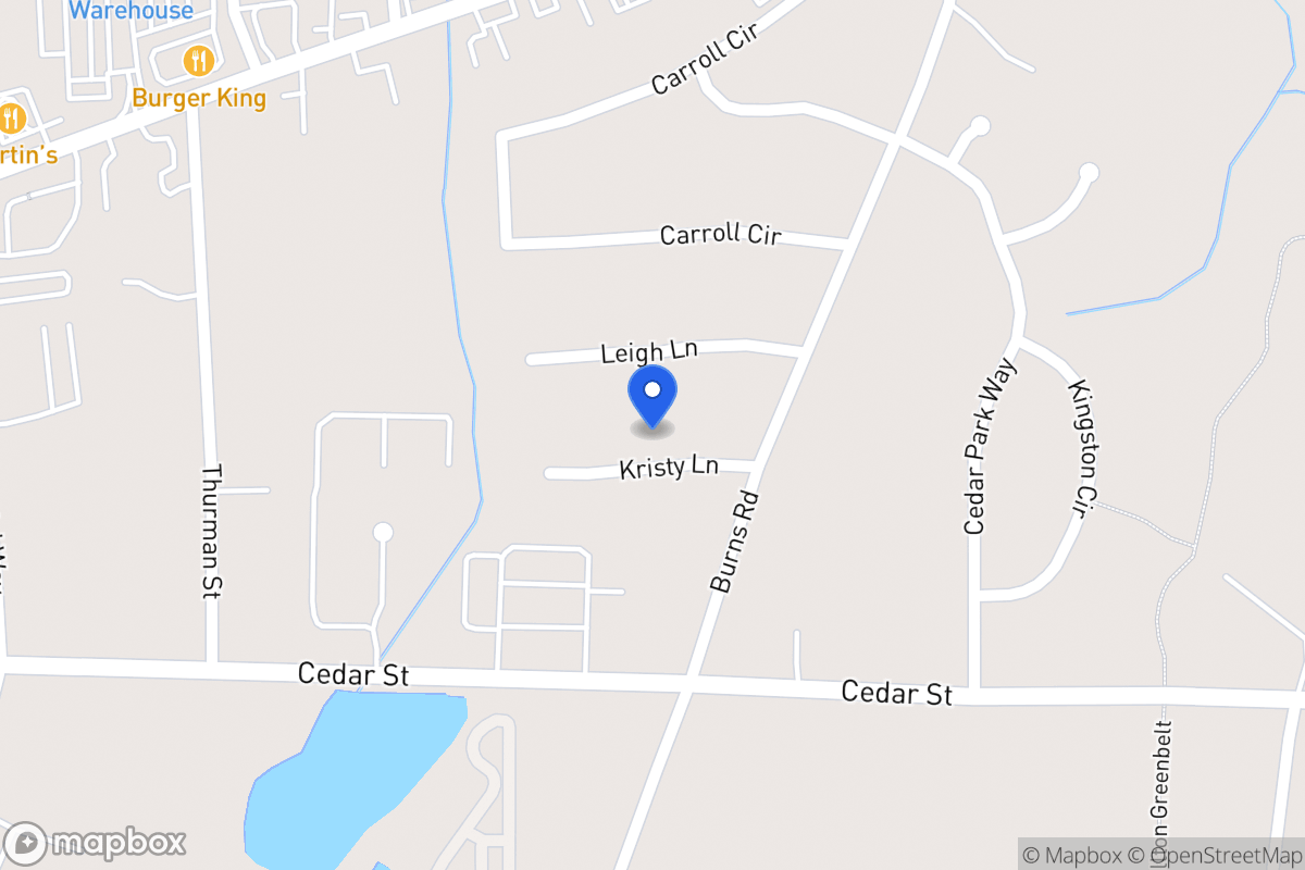 Map of 105 Kristy Ln