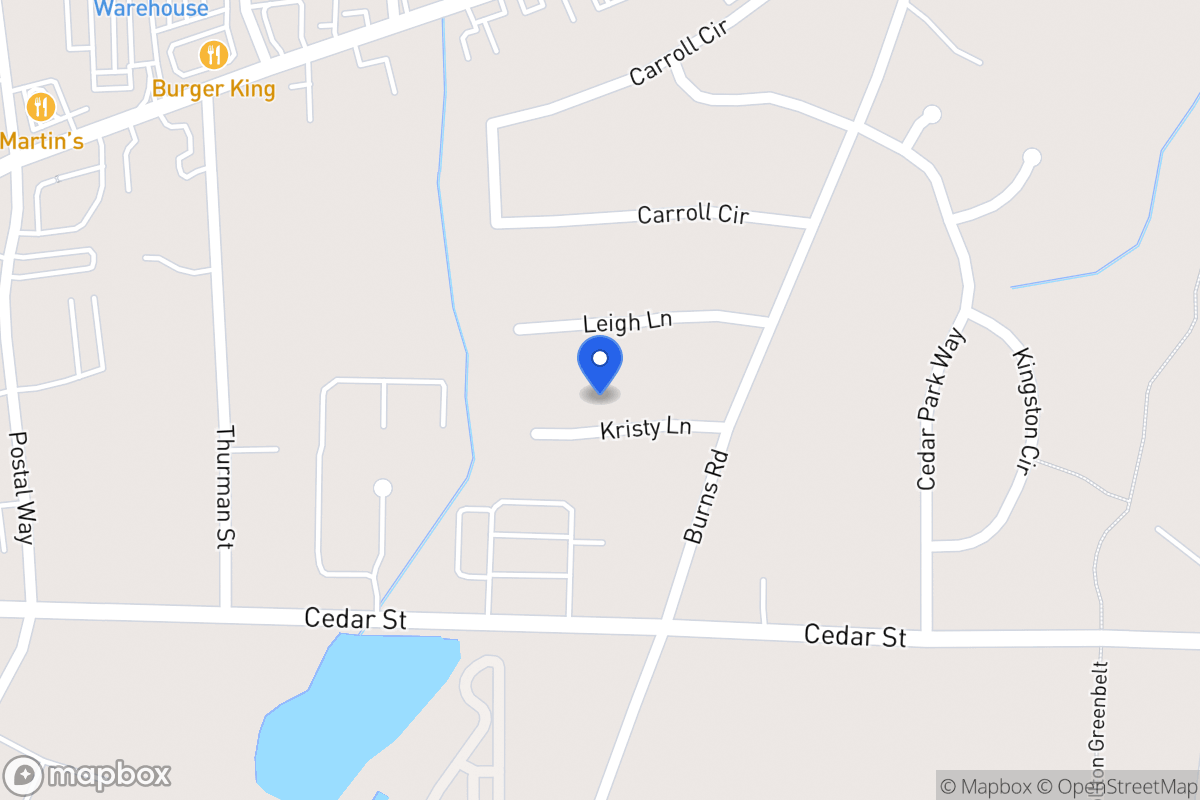 Map of 107 Kristy Ln