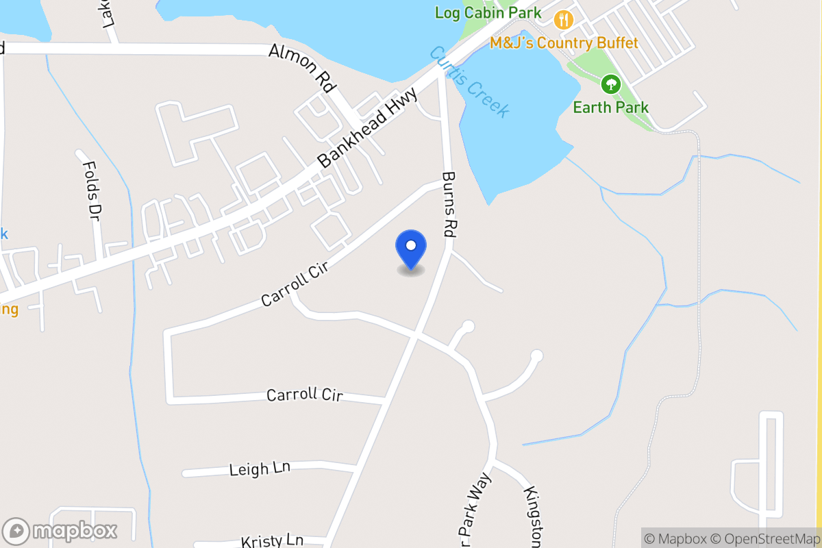 Map of 207 Burns Rd