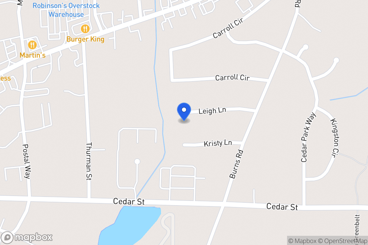 Map of 114 Leigh Ln