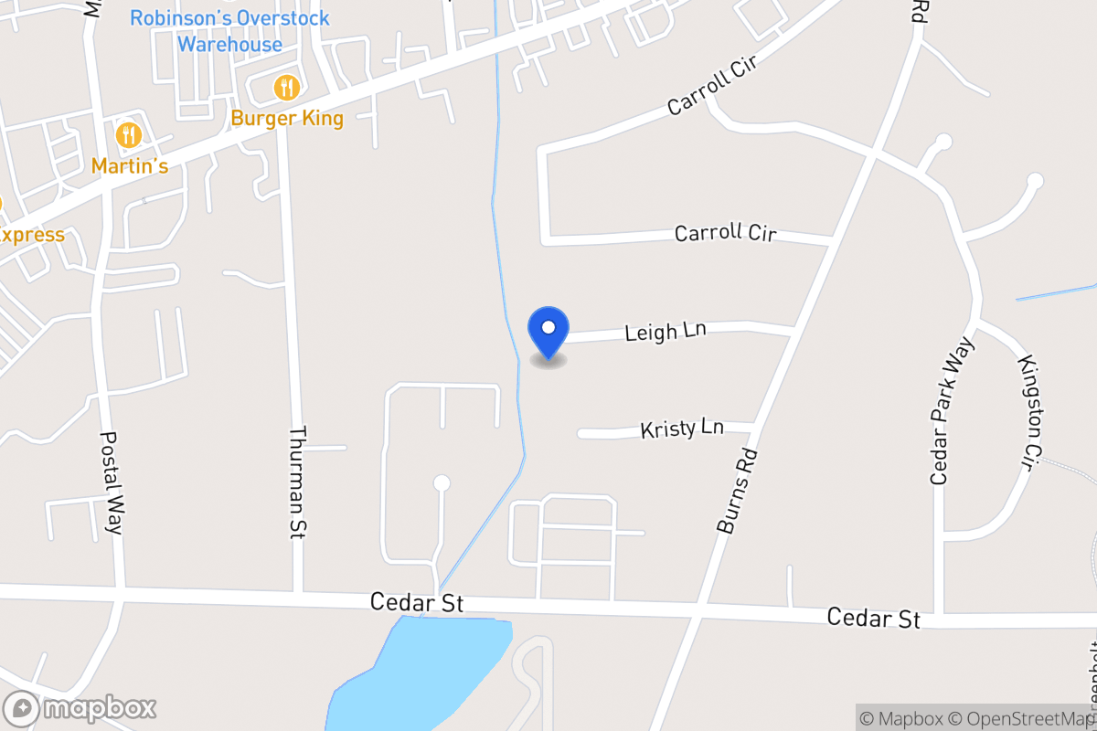 Map of 116 Leigh Ln