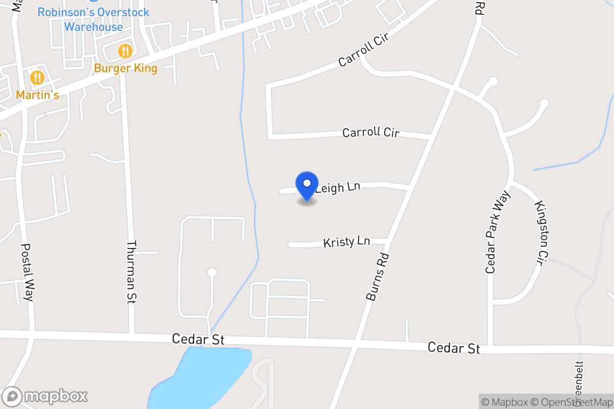 Map of 112 Leigh Ln