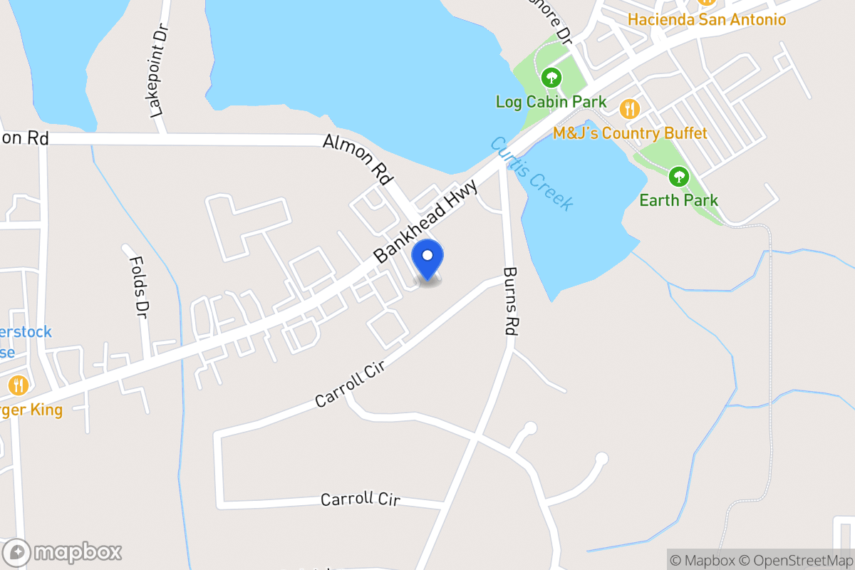 Map of 845 Bankhead Hwy