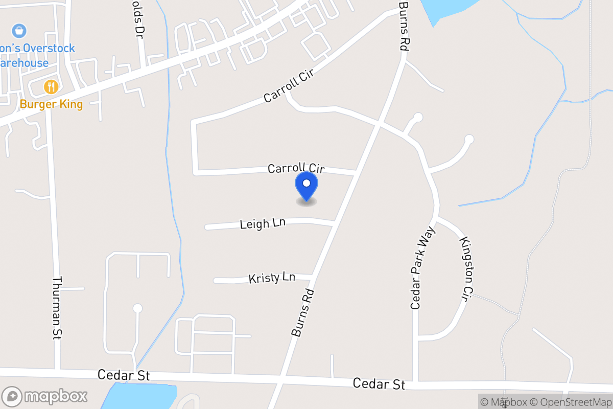 Map of 103 Leigh Ln
