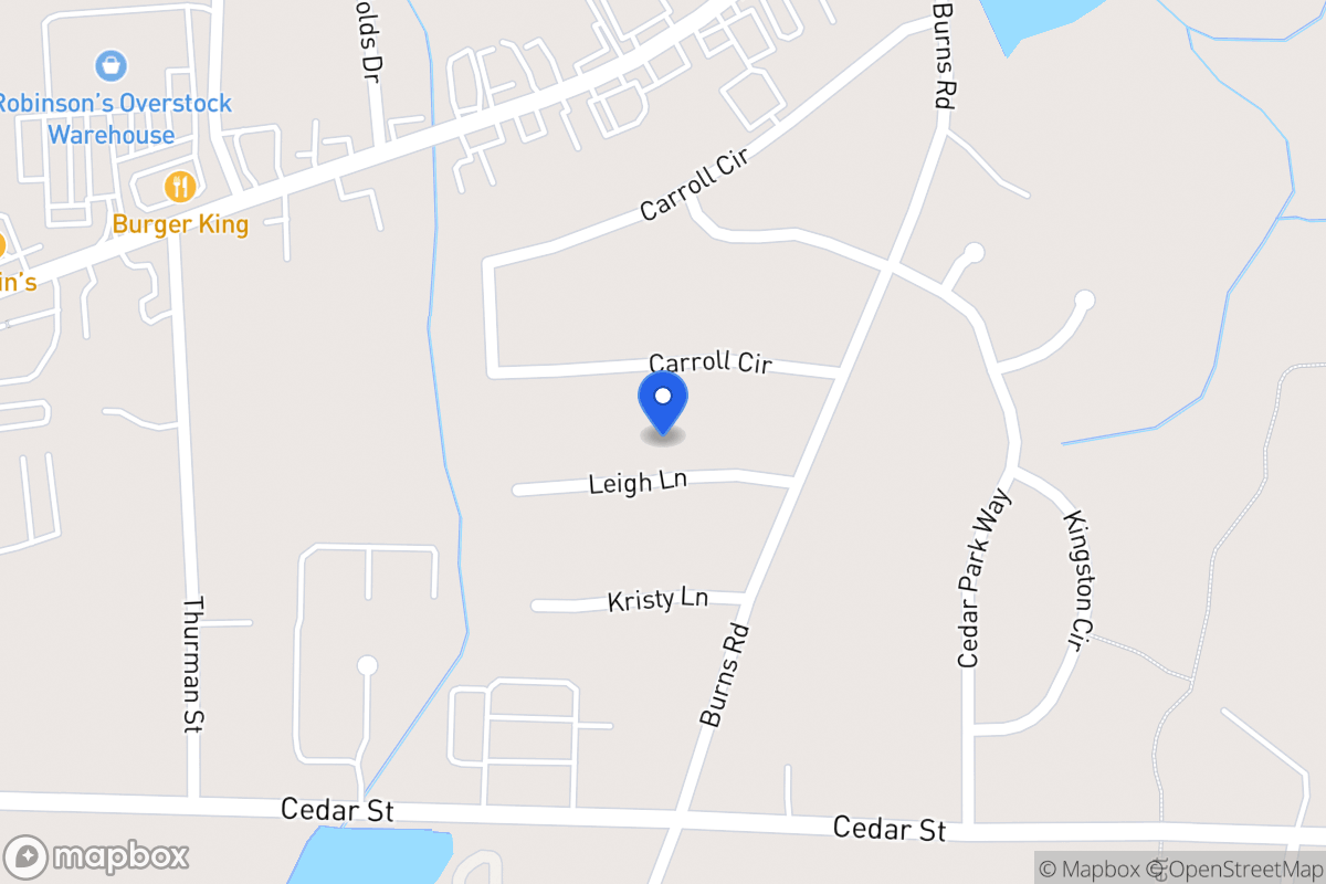 Map of 107 Leigh Ln