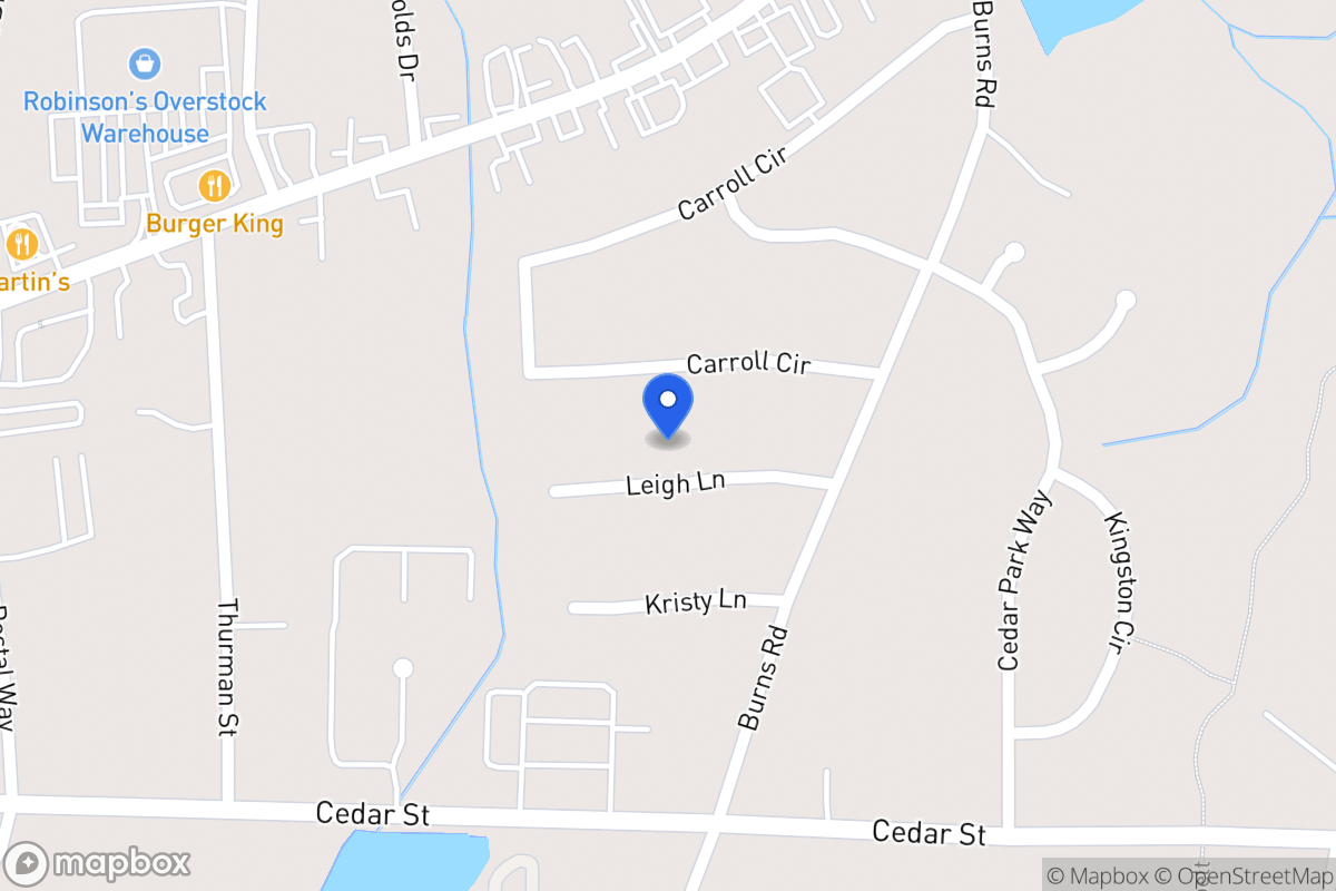 Map of 109 Leigh Ln