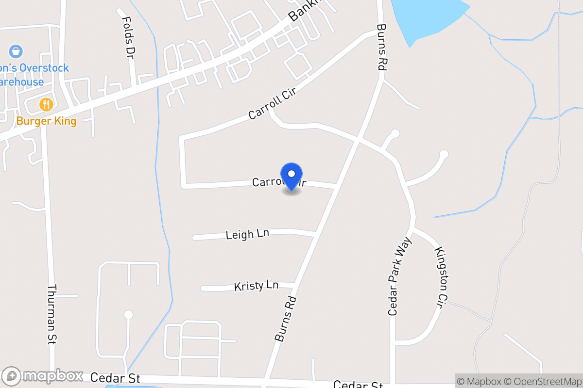 Map of 155 Carroll Cir