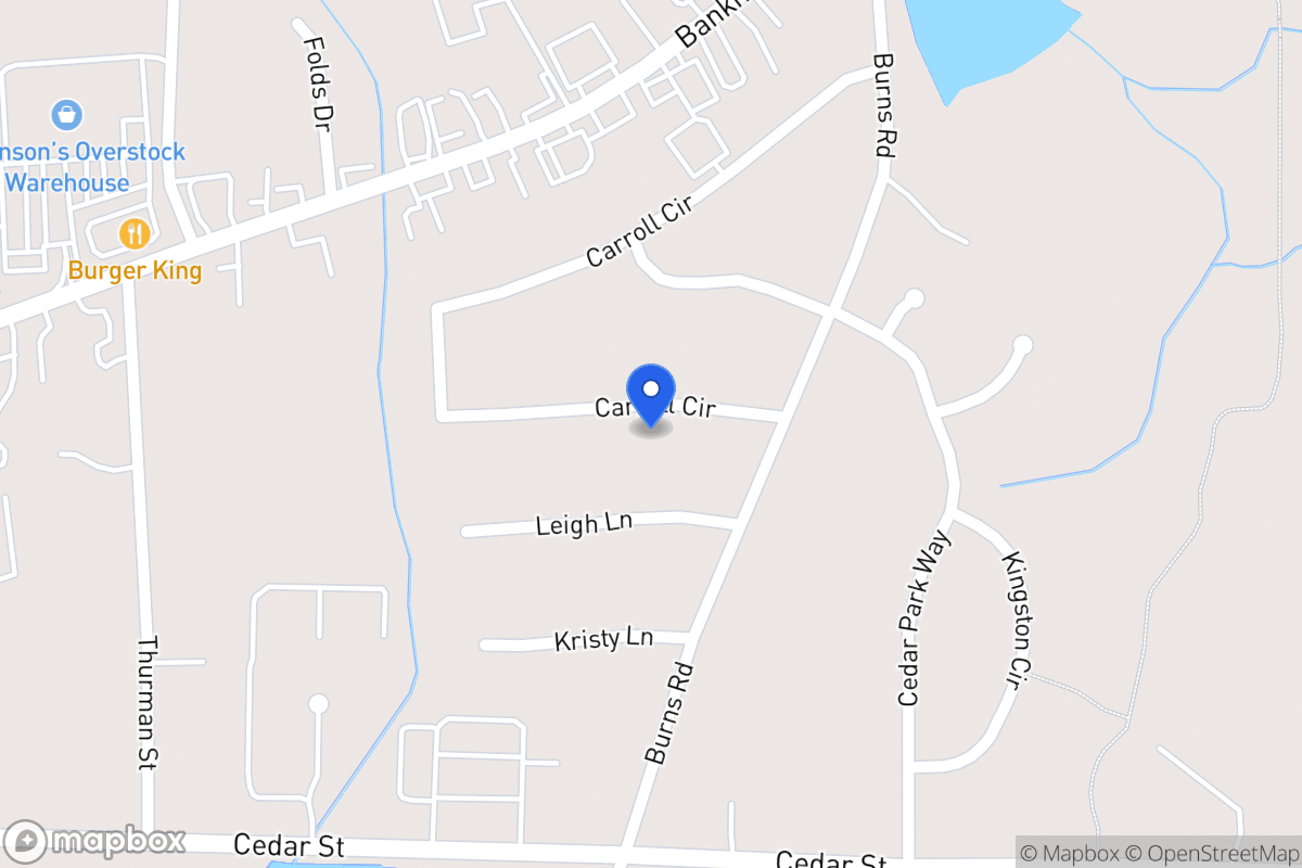 Map of 153 Carroll Cir