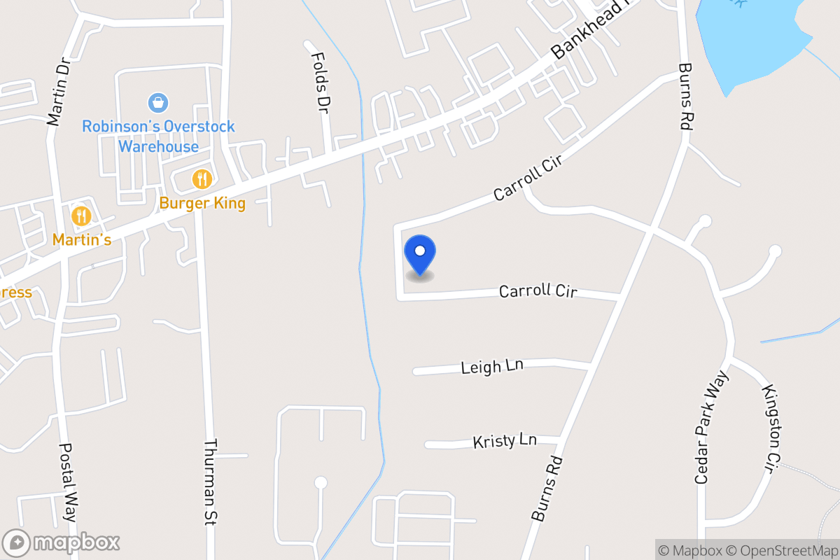 Map of 136 Carroll Cir