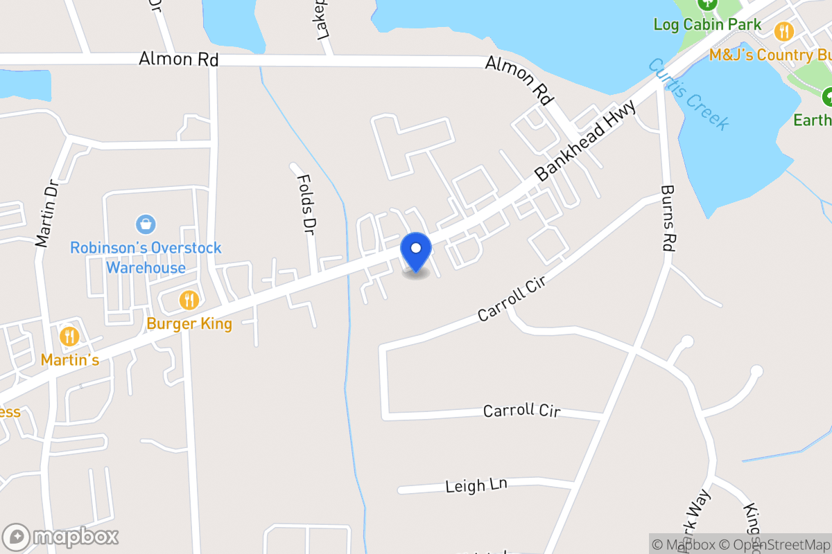 Map of 735 Bankhead Hwy