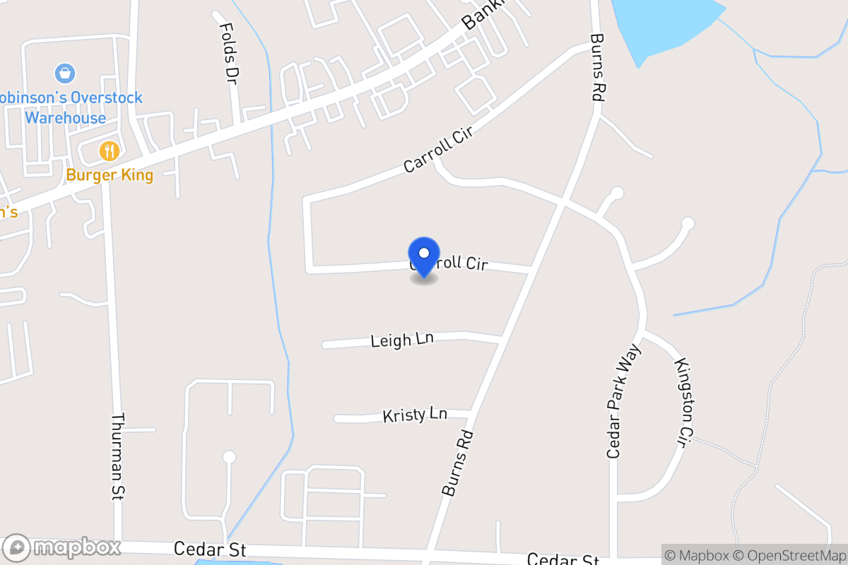 Map of 151 Carroll Cir