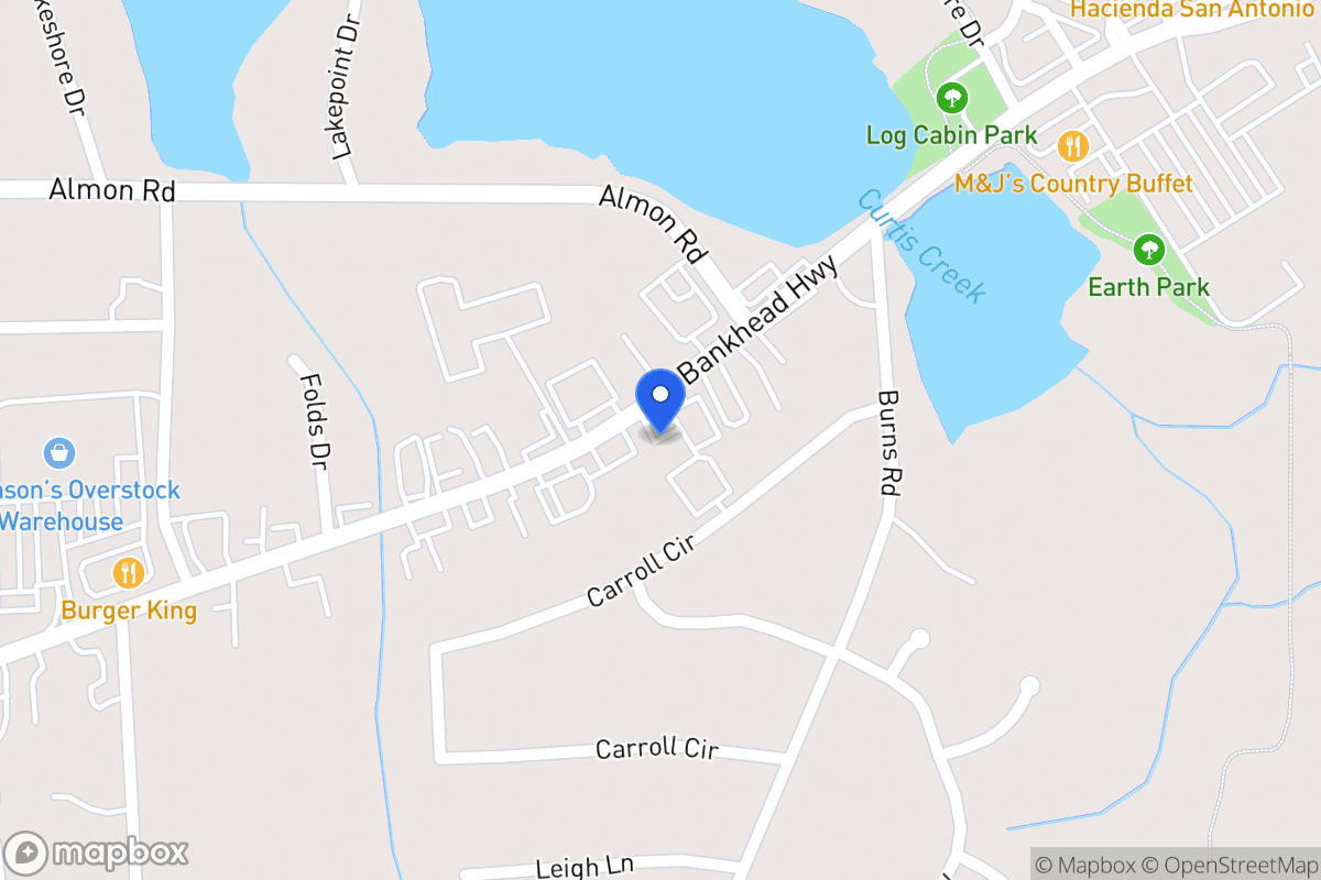 Map of 813 Bankhead Hwy