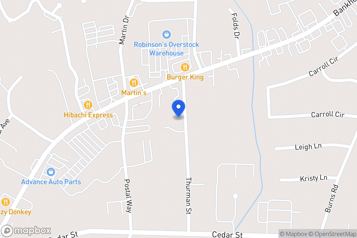 Map of 103 Thurman St