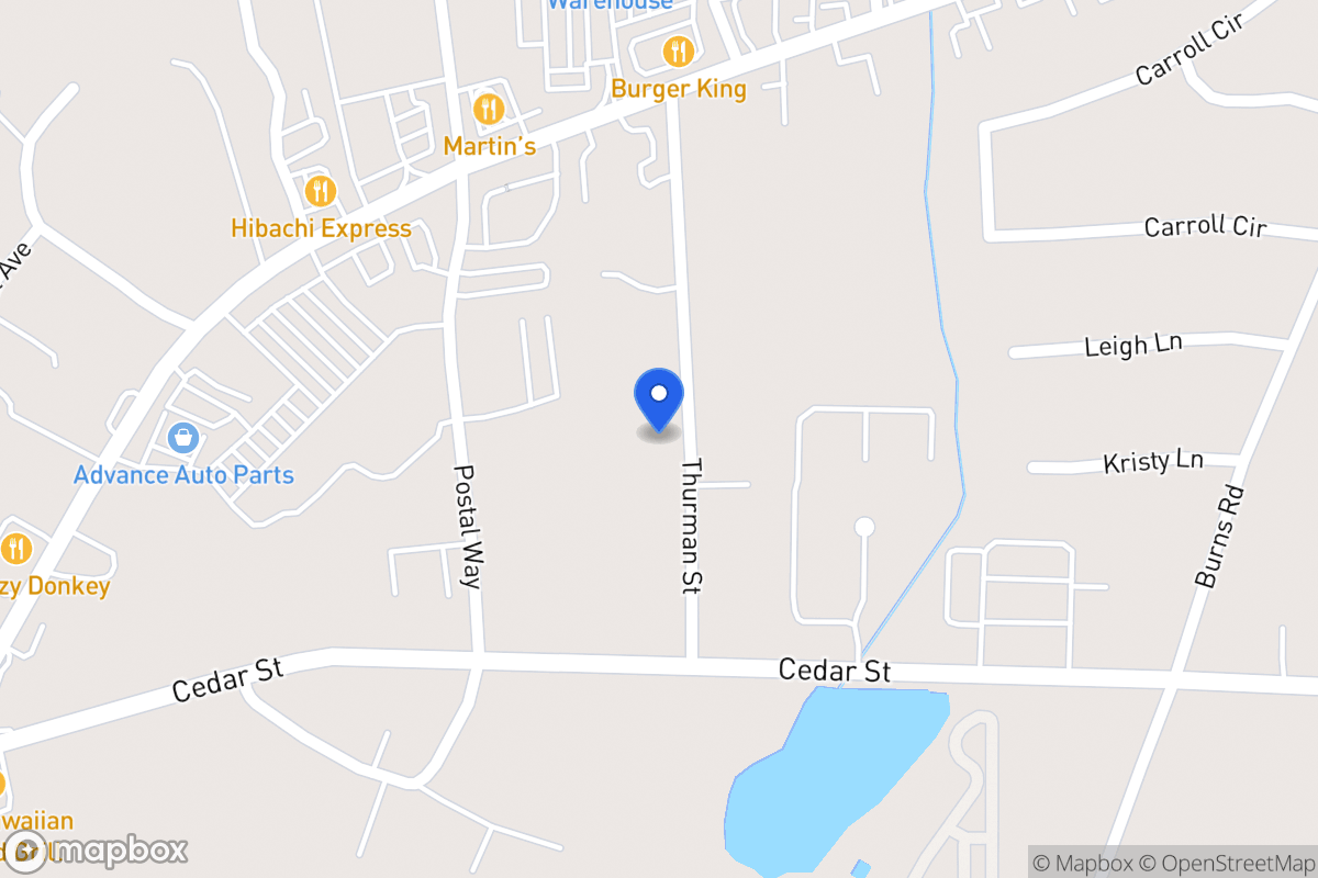 Map of 115 Thurman St
