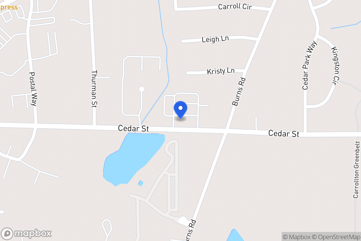 Map of 1170 Cedar St 120