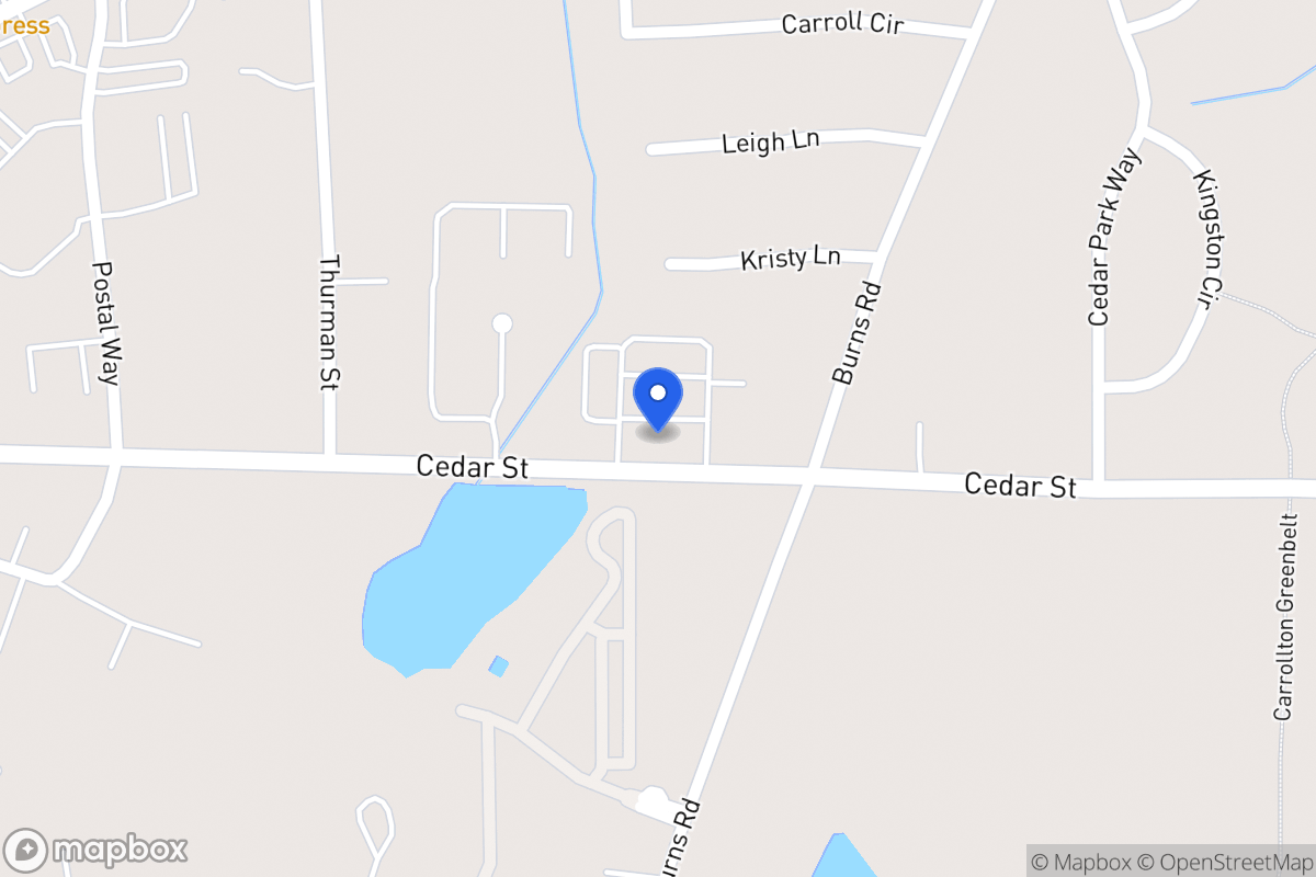 Map of 1170 Cedar St 140