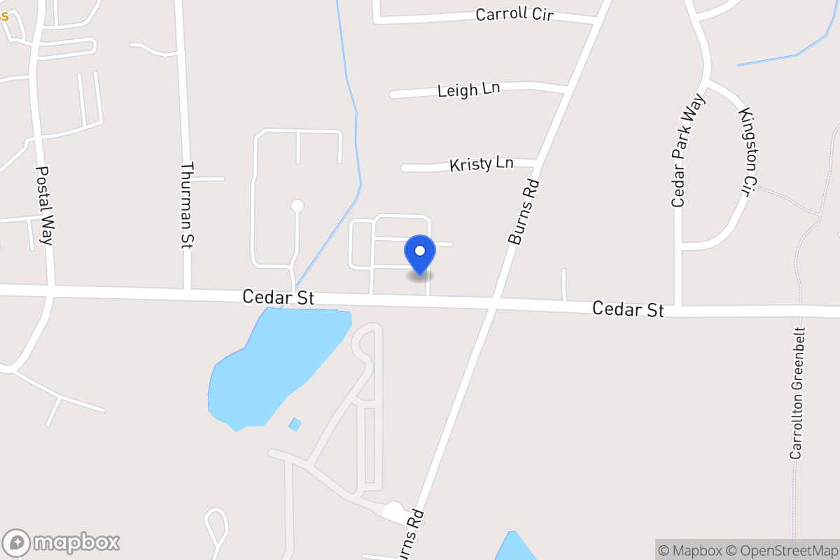 Map of 1170 Cedar St 190